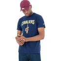 magliette-manica-corta-blu-dei-cleveland-cavaliers-nba-di-new-era