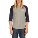 volcom-indigo-swift-3-4-sleeve-t-shirt-grau-und-marineblau