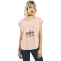 t-shirt-a-manche-courte-rose-stay-cosmic-ct-mellow-rose-volcom