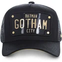 capslab-batman-gotham-city-plate-batp1-dc-comics-black-trucker-hat