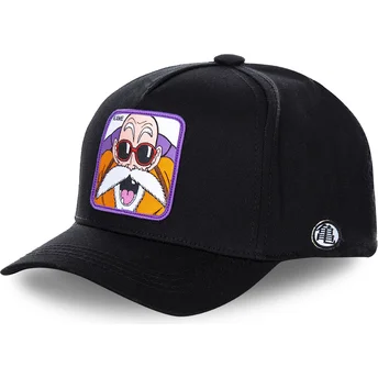 cappellino-visiera-curva-nero-snapback-master-roshi-kamb-dragon-ball-di-capslab