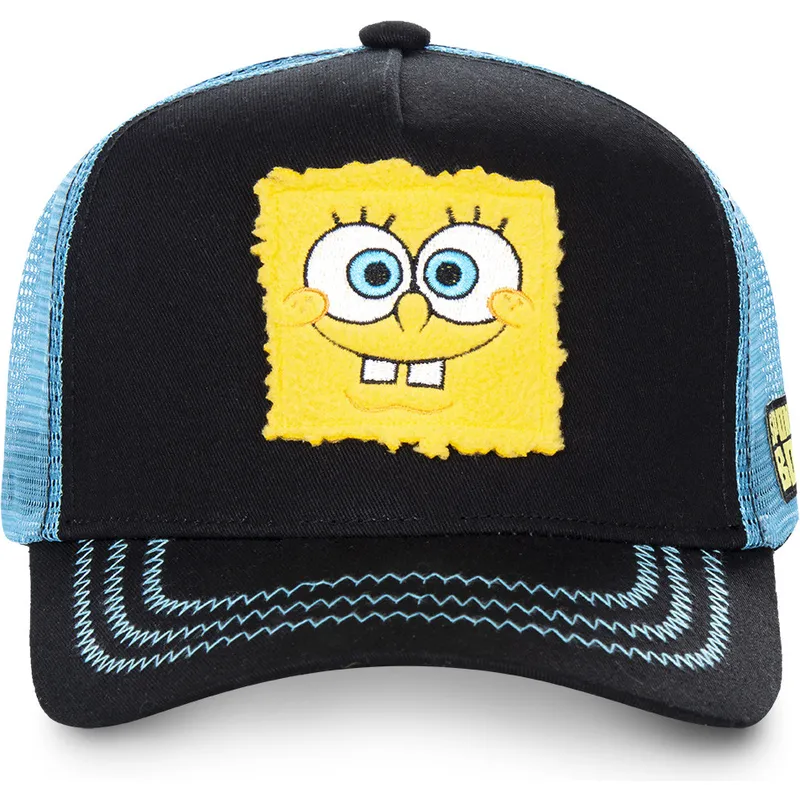 mutzen-gebogen-schwarz-snapback-spongebob-spongebob-von-capslab mutzen-gebogen-schwarz-snapback-spongebob-spongebob-von-capslab