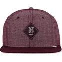 djinns-6-panel-snapback-cap-in-rot-2-tone-oxford