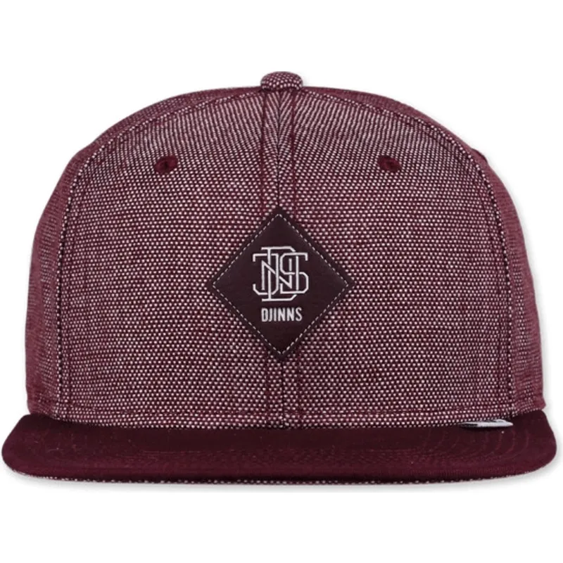 cappelli-6-panel-rosso-snapback-di-djinns