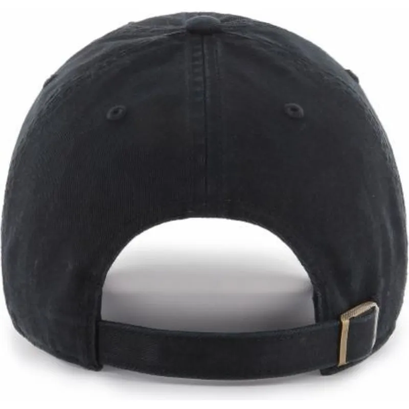 cappelli-curva-nero-cinghia-regolabile-oro-dei-los-angeles-dodgers-mlb-di-47-brand