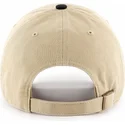 cappellino-beige-con-visiera-curva-e-logo-nero-dei-new-york-yankees-mlb-clean-up-two-tone-di-47-brand