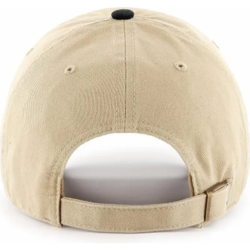 cappelli-curva-beige-cinghia-regolabile-negro-dei-new-york-yankees-mlb-di-47-brand cappelli-curva-beige-cinghia-regolabile-negro-dei-new-york-yankees-mlb-di-47-brand