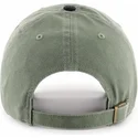 cappellino-verde-con-visiera-curva-e-logo-nero-dei-new-york-yankees-mlb-clean-up-two-tone-di-47-brand
