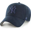 mutzen-gebogen-marineblau-verstellbares-band-der-new-york-yankees-mlb-von-47-brand