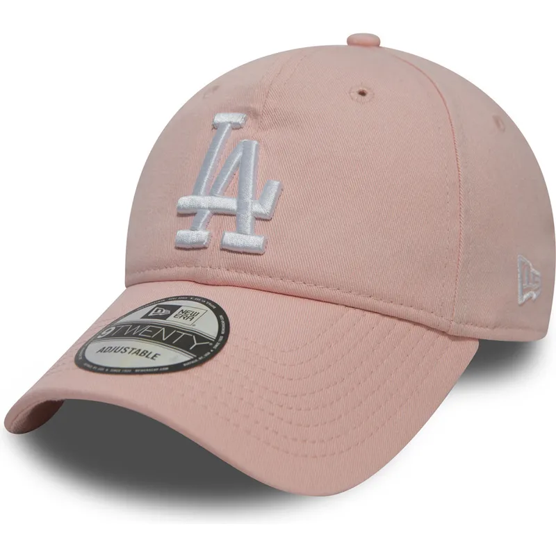 cappelli-curva-rosa-cinghia-regolabile-9twenty-essential-packable-dei-los-angeles-dodgers-mlb-di-new-era