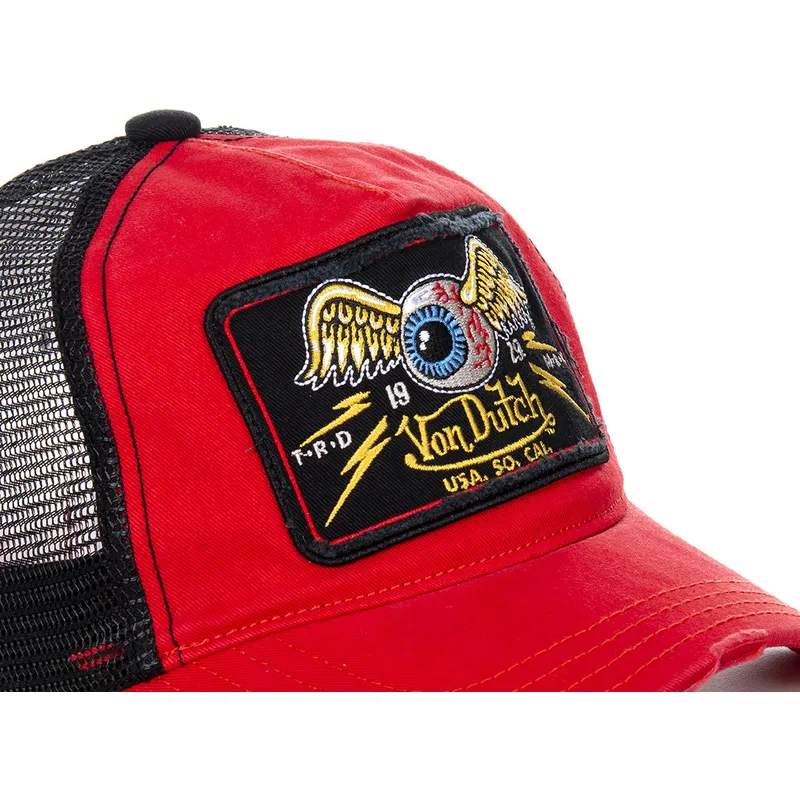 cappelli-curva-rosso-snapback-di-von-dutch