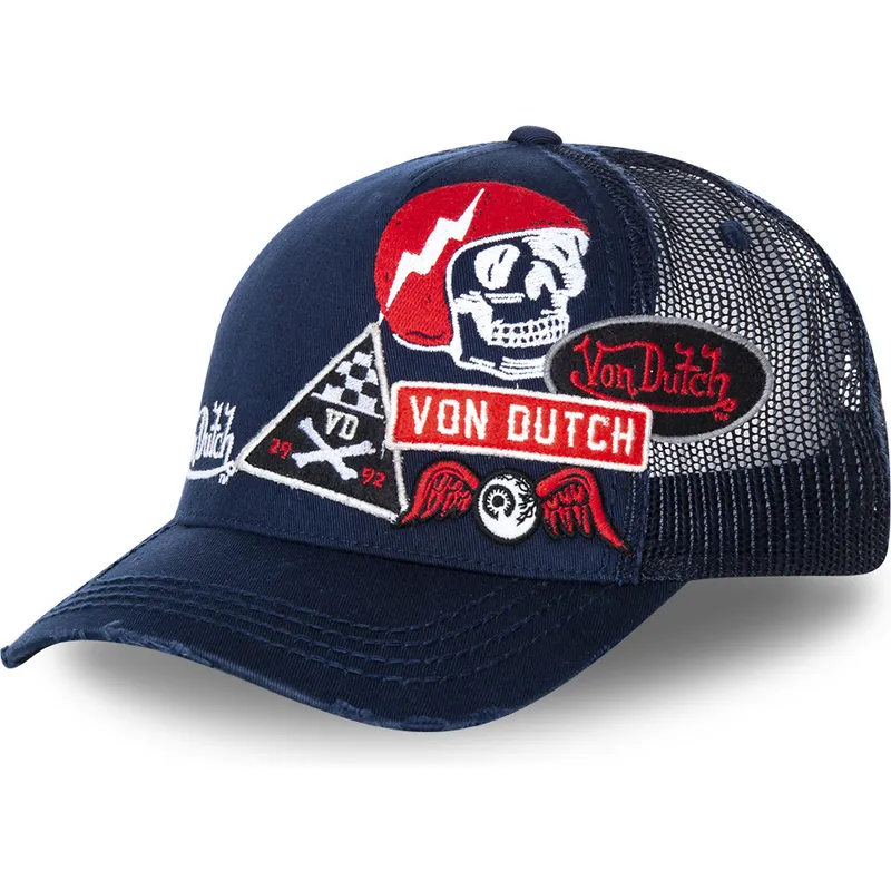 cappelli-curva-blu-marino-snapback-di-von-dutch