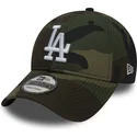 cappello-curvo-mimetico-regolabile-9twenty-essential-packable-dei-los-angeles-dodgers-mlb-di-new-era