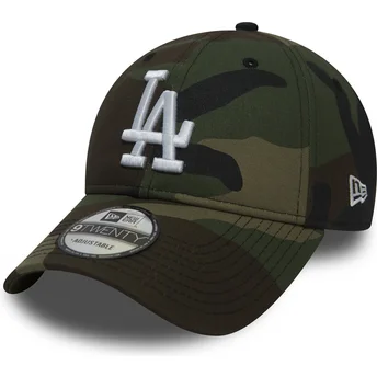 cappelli-curva-mimetizzazione-cinghia-regolabile-9twenty-essential-packable-dei-los-angeles-dodgers-mlb-di-new-era