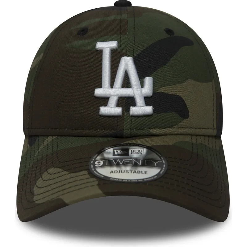 cappelli-curva-mimetizzazione-cinghia-regolabile-9twenty-essential-packable-dei-los-angeles-dodgers-mlb-di-new-era