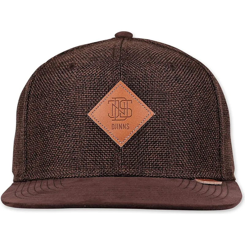 cappelli-curva-marrone-cinghia-regolabile-di-djinns