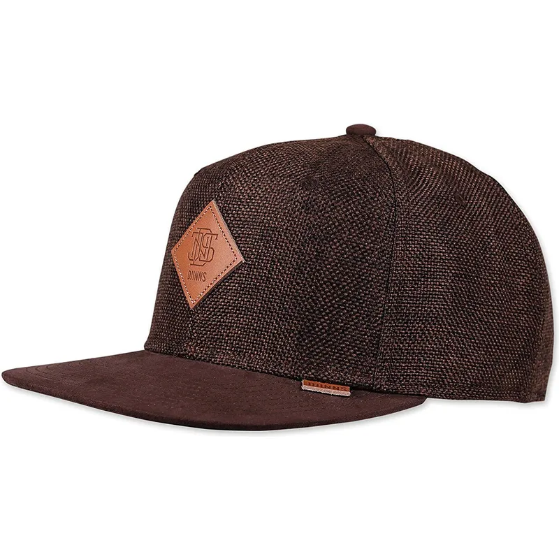 cappelli-curva-marrone-cinghia-regolabile-di-djinns