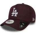 cappellino-curvo-granata-snapback-ripstop-a-frame-dei-los-angeles-dodgers-mlb-di-new-era