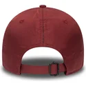 cappellino-curvo-bordeaux-regolabile-con-logo-nero-9forty-ripstop-dei-new-york-yankees-mlb-di-new-era
