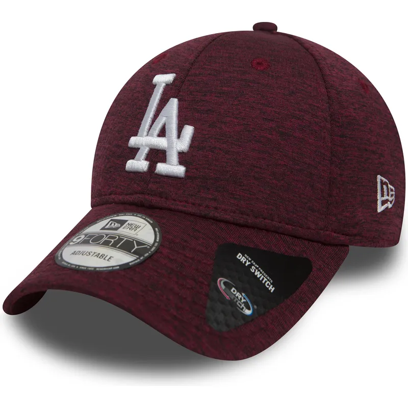 cappelli-curva-rosso-cinghia-regolabile-granate-9forty-dry-switch-dei-los-angeles-dodgers-mlb-di-new-era cappelli-curva-rosso-cinghia-regolabile-granate-9forty-dry-switch-dei-los-angeles-dodgers-mlb-di-new-era