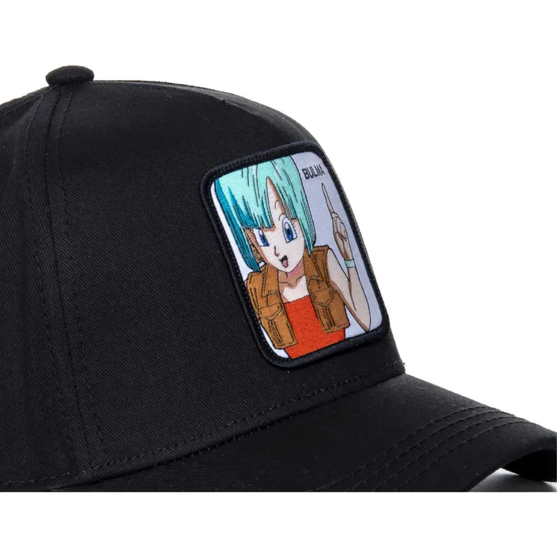 mutzen-gebogen-schwarz-snapback-bulma-dragon-ball-von-capslab