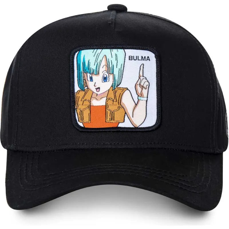 cappelli-curva-nero-snapback-bulma-dragon-ball-di-capslab