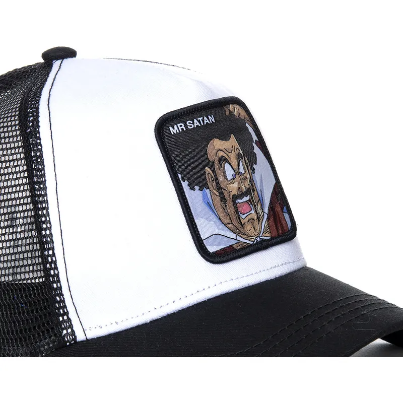 cappelli-curva-bianco-snapback-mr-satan-dragon-ball-di-capslab cappelli-curva-bianco-snapback-mr-satan-dragon-ball-di-capslab