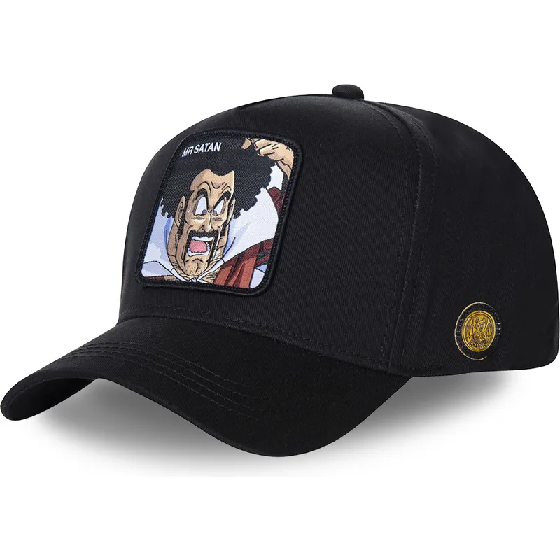 cappelli-curva-nero-snapback-mr-satan-dragon-ball-di-capslab cappelli-curva-nero-snapback-mr-satan-dragon-ball-di-capslab