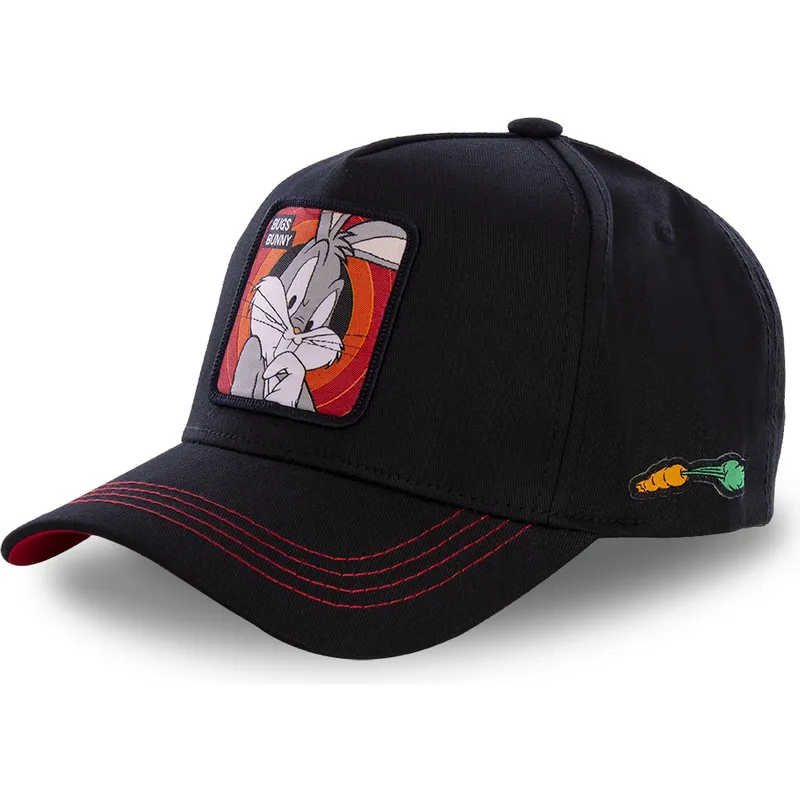 cappelli-curva-nero-snapback-bugs-bunny-looney-tunes-di-capslab