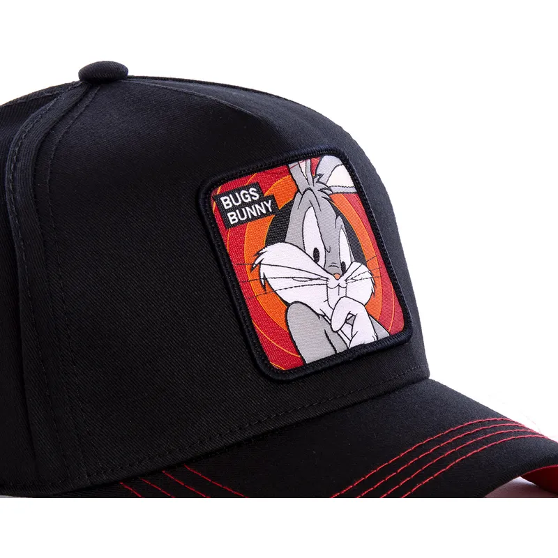 cappelli-curva-nero-snapback-bugs-bunny-looney-tunes-di-capslab