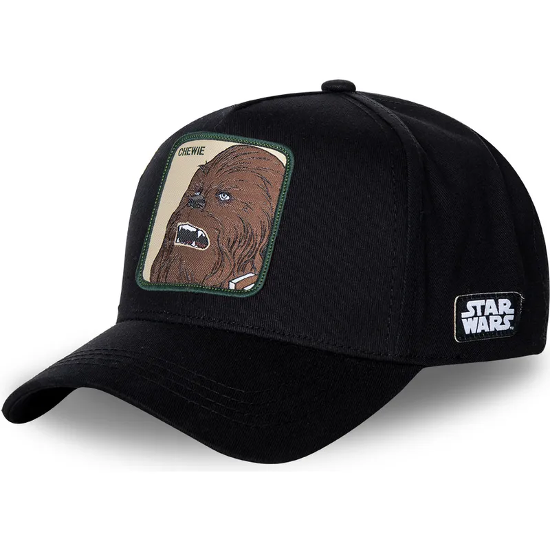 cappelli-curva-nero-snapback-chewbacca-star-wars-di-capslab cappelli-curva-nero-snapback-chewbacca-star-wars-di-capslab