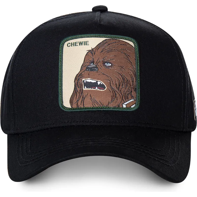 cappelli-curva-nero-snapback-chewbacca-star-wars-di-capslab cappelli-curva-nero-snapback-chewbacca-star-wars-di-capslab