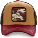 capslab-wile-e-coyote-coy2-looney-tunes-trucker-cap-braun