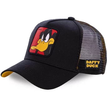 capslab-daffy-duck-daf1-looney-tunes-black-trucker-hat