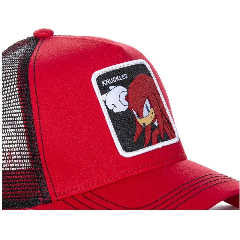 cappelli-curva-rosso-snapback-knuckles-the-echidna-sonic-the-hedgehog-di-capslab