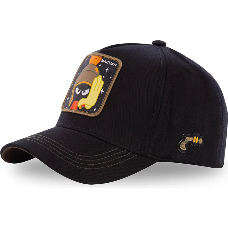 mutzen-gebogen-schwarz-snapback-marvin-der-marsianer-looney-tunes-von-capslab