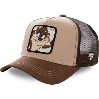 cappellino-trucker-marrone-diavolo-della-tasmania-taz2-looney-tunes-di-capslab