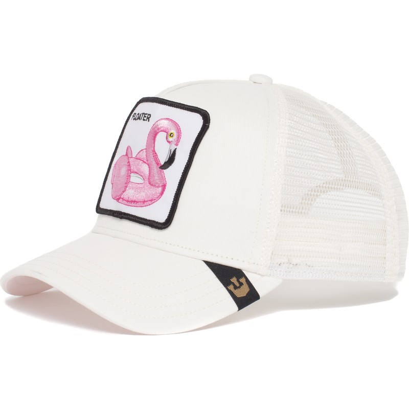 Cappellino trucker bianco salvagente fenicottero Floater di Goorin Bros.:  Caphunters.ch