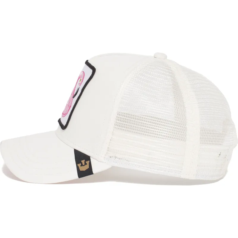 cappellino-trucker-bianco-fenicottero-galleggiante-floater-di-goorin-bros