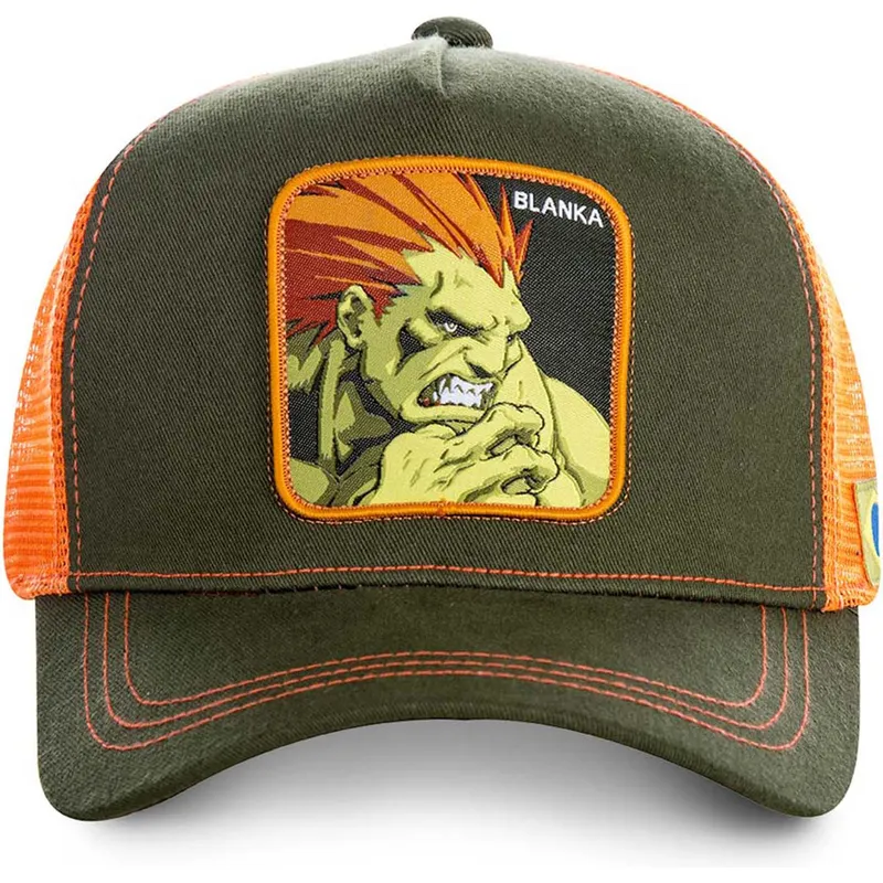 cappelli-curva-verde-snapback-blanka-street-fighter-di-capslab