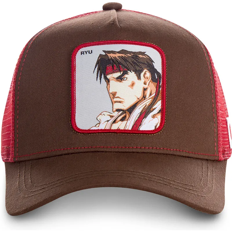 cappelli-curva-rosso-snapback-ryu-street-fighter-di-capslab