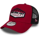 rote-trucker-kappe-patch-a-frame-von-new-era