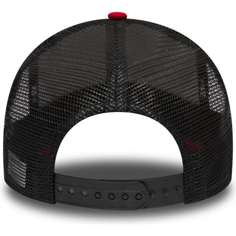 mutzen-gebogen-rot-snapback-a-frame-von-new-era mutzen-gebogen-rot-snapback-a-frame-von-new-era