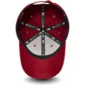 cappelli-curva-rosso-cinghia-regolabile-negro-9forty-essential-dei-new-york-yankees-mlb-di-new-era