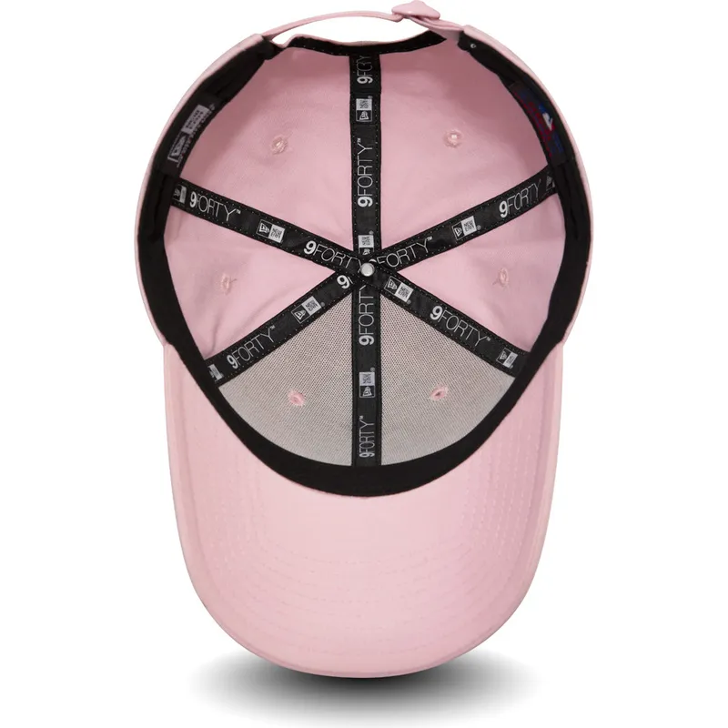 cappelli-curva-rosa-cinghia-regolabile-9forty-essential-dei-boston-red-sox-mlb-di-new-era
