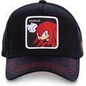 cappelli-curva-nero-snapback-knuckles-the-echidna-sonic-the-hedgehog-di-capslab
