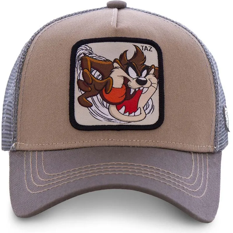 cappelli-curva-marrone-snapback-diablo-diavolo-della-tasmania-looney-tunes-di-capslab