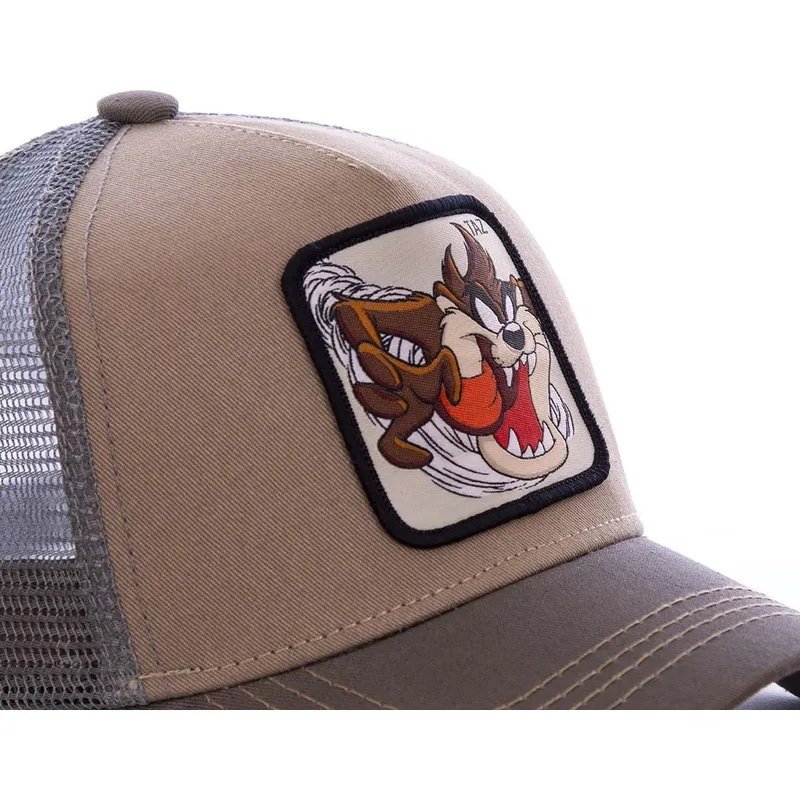 mutzen-gebogen-braun-snapback-diablo-tasmanischer-teufel-looney-tunes-von-capslab