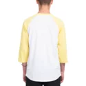 maglietta-maniche-3-4-bianca-e-gialla-winged-peace-yellow-di-volcom