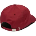 cappellino-visiera-curva-rosso-regolabile-volscripto-burgundy-di-volcom